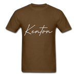 Kenton County Cursive T-Shirt - brown