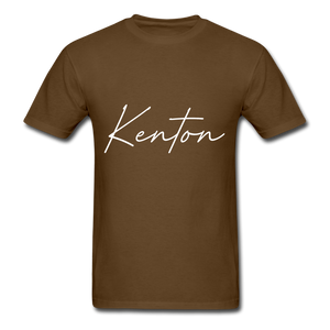 Kenton County Cursive T-Shirt - brown