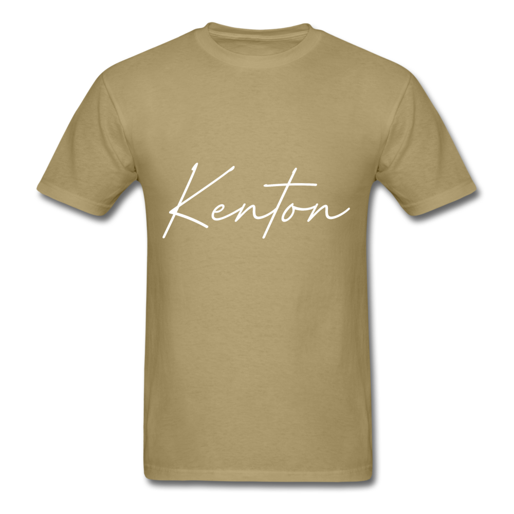 Kenton County Cursive T-Shirt - khaki