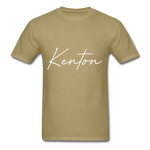 Kenton County Cursive T-Shirt - khaki