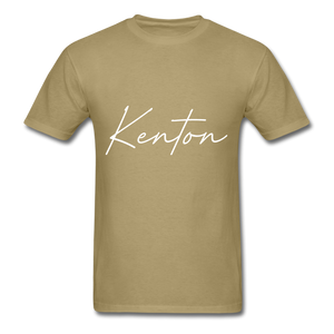 Kenton County Cursive T-Shirt - khaki