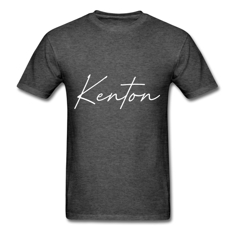 Kenton County Cursive T-Shirt - heather black