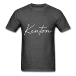 Kenton County Cursive T-Shirt - heather black