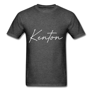 Kenton County Cursive T-Shirt - heather black