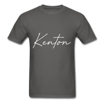 Kenton County Cursive T-Shirt - charcoal