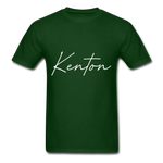 Kenton County Cursive T-Shirt - forest green