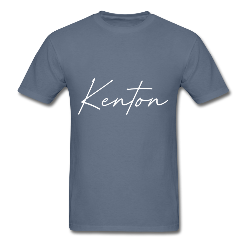 Kenton County Cursive T-Shirt - denim