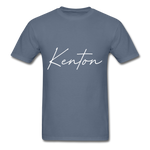 Kenton County Cursive T-Shirt - denim