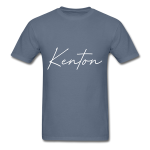 Kenton County Cursive T-Shirt - denim