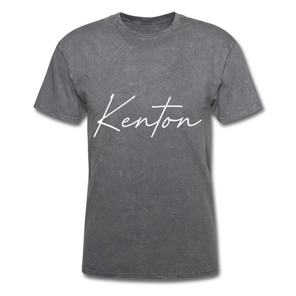 Kenton County Cursive T-Shirt - mineral charcoal gray