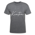 Kenton County Cursive T-Shirt - mineral charcoal gray