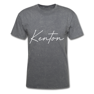 Kenton County Cursive T-Shirt - mineral charcoal gray