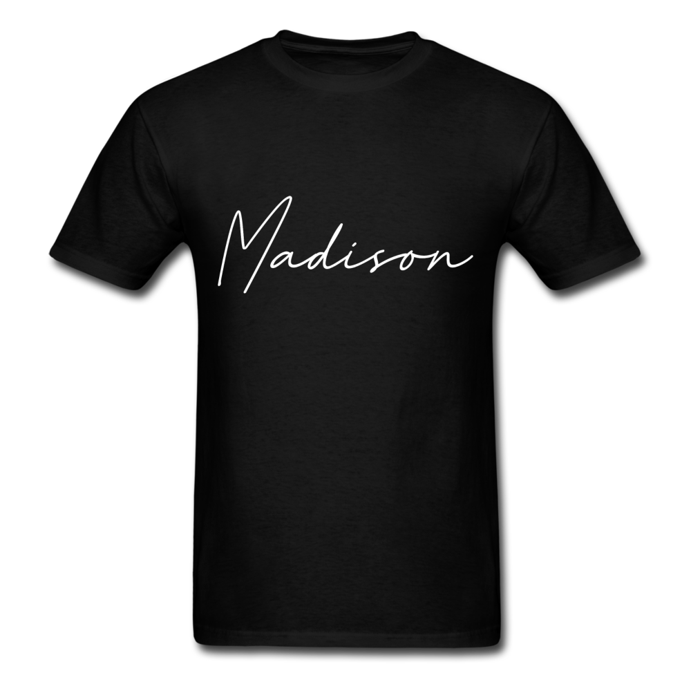 Madison County Cursive T-Shirt - black