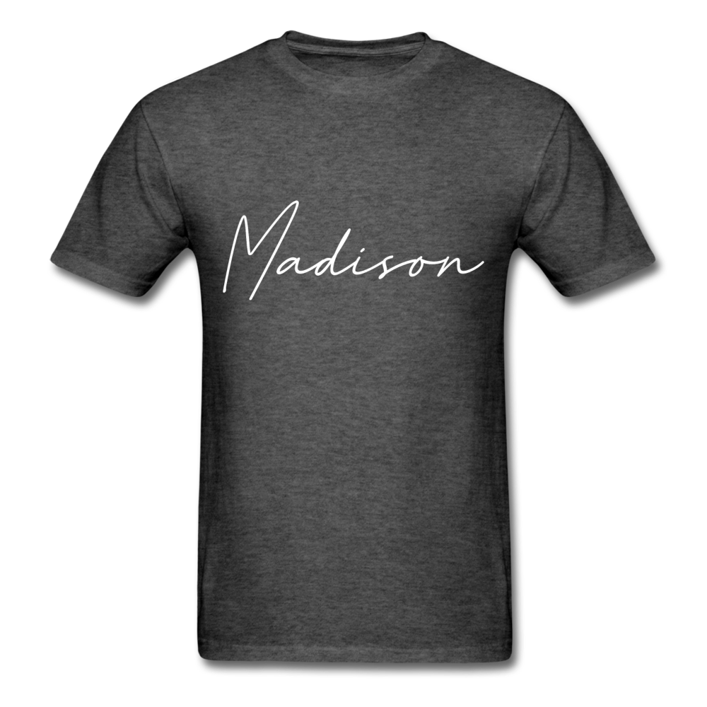 Madison County Cursive T-Shirt - heather black