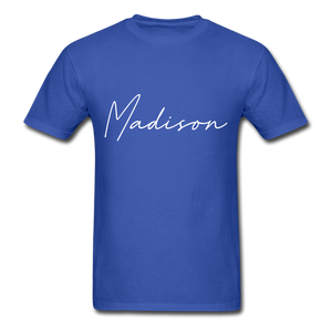 Madison County Cursive T-Shirt - royal blue