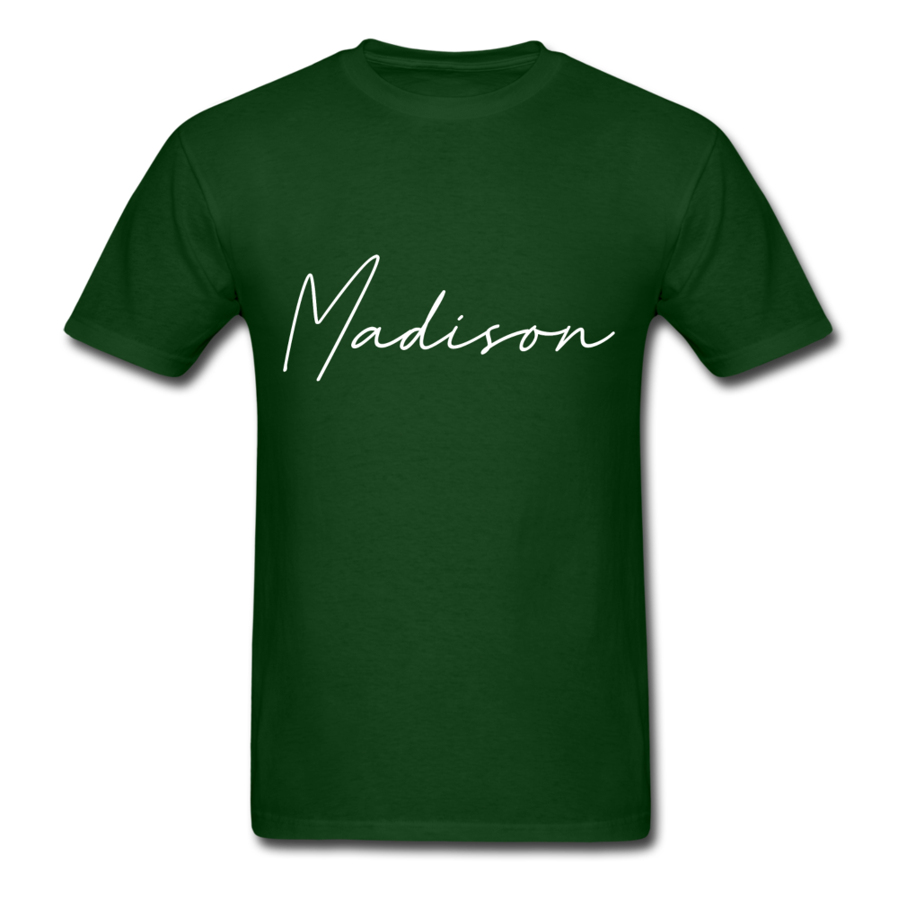 Madison County Cursive T-Shirt - forest green