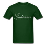 Madison County Cursive T-Shirt - forest green