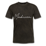 Madison County Cursive T-Shirt - mineral black