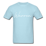 Warren County Cursive T-Shirt - powder blue