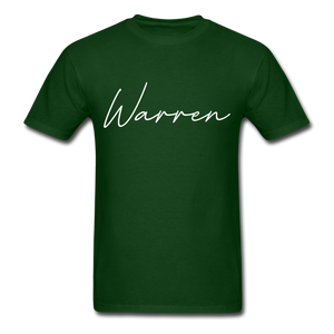 Warren County Cursive T-Shirt - forest green