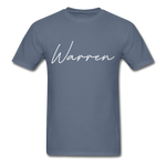 Warren County Cursive T-Shirt - denim