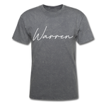 Warren County Cursive T-Shirt - mineral charcoal gray