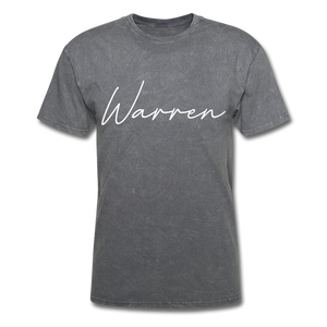 Warren County Cursive T-Shirt - mineral charcoal gray