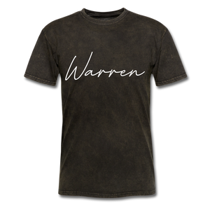 Warren County Cursive T-Shirt - mineral black