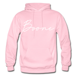 Boone County Cursive Hoodie - light pink