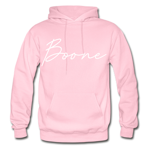 Boone County Cursive Hoodie - light pink