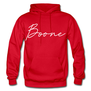 Boone County Cursive Hoodie - red