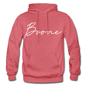 Boone County Cursive Hoodie - heather red