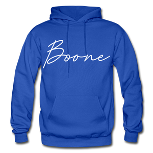 Boone County Cursive Hoodie - royal blue