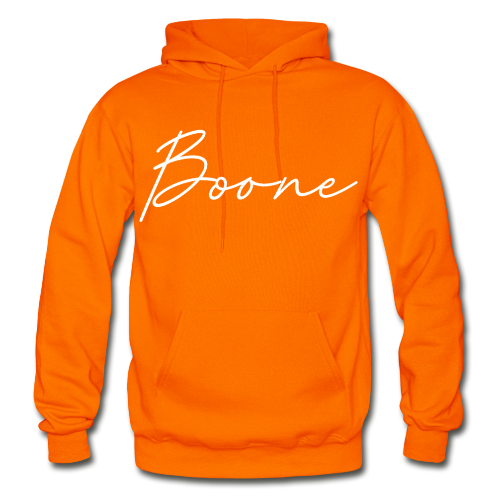 Boone County Cursive Hoodie - orange