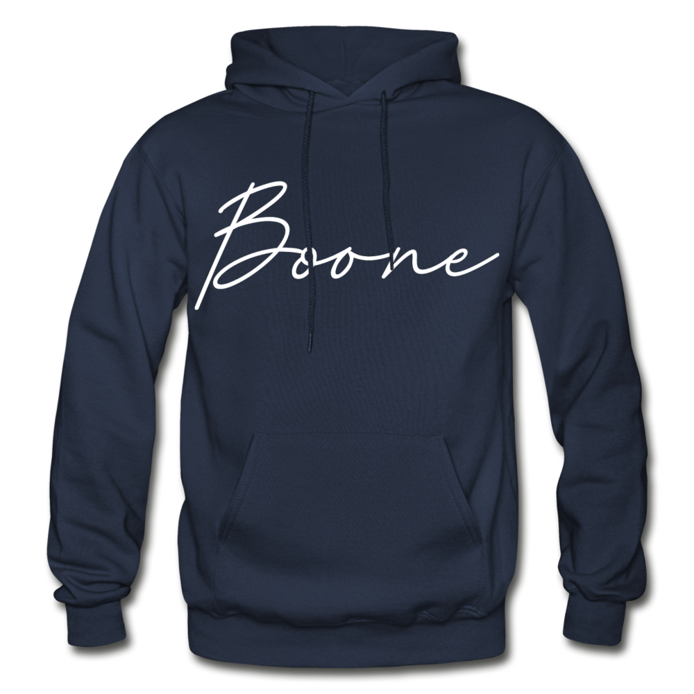 Boone County Cursive Hoodie - navy