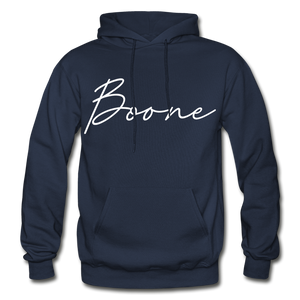 Boone County Cursive Hoodie - navy