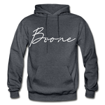 Boone County Cursive Hoodie - charcoal gray