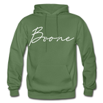 Boone County Cursive Hoodie - military green