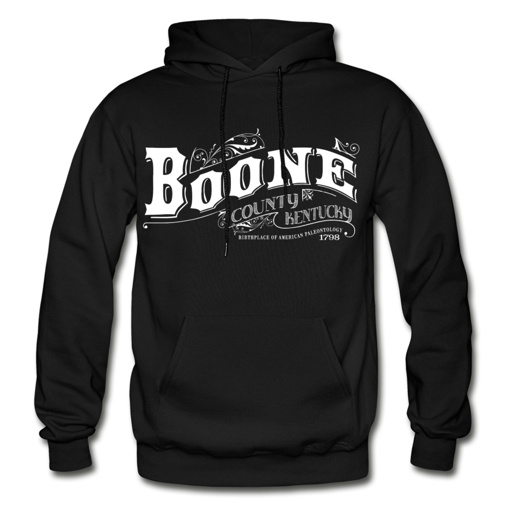 Boone County Ornate Hoodie - black