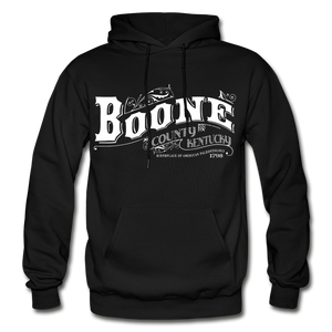 Boone County Ornate Hoodie - black