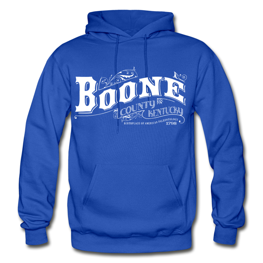 Boone County Ornate Hoodie - royal blue