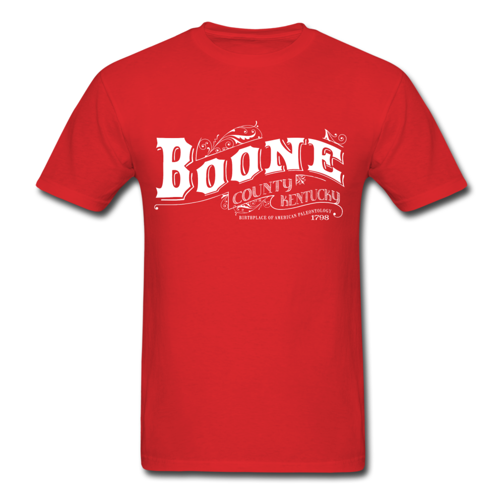 Boone County Ornate T-Shirt - red