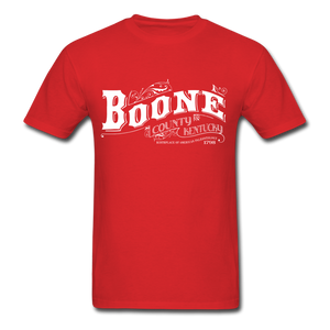 Boone County Ornate T-Shirt - red