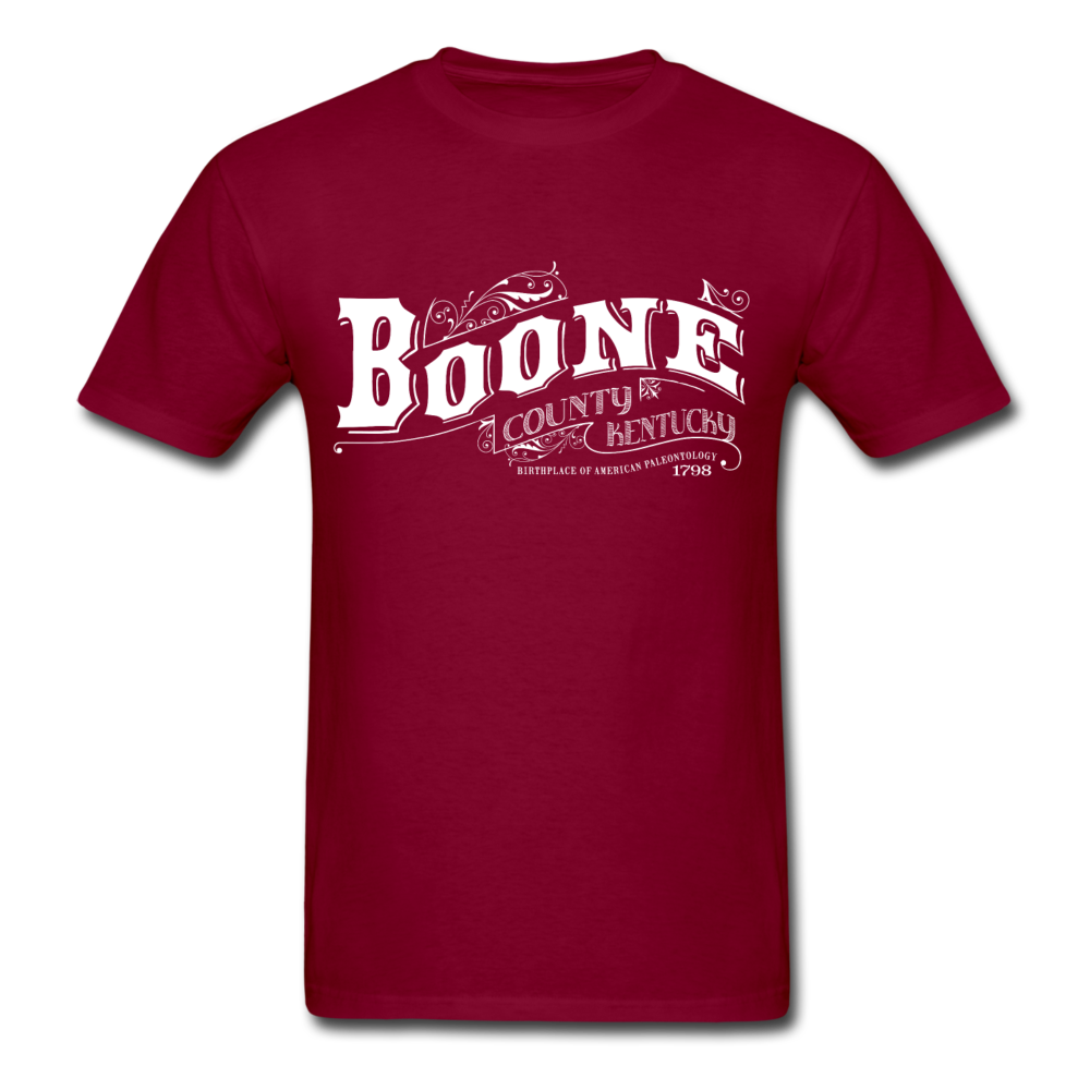 Boone County Ornate T-Shirt - burgundy