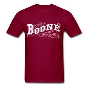 Boone County Ornate T-Shirt - burgundy