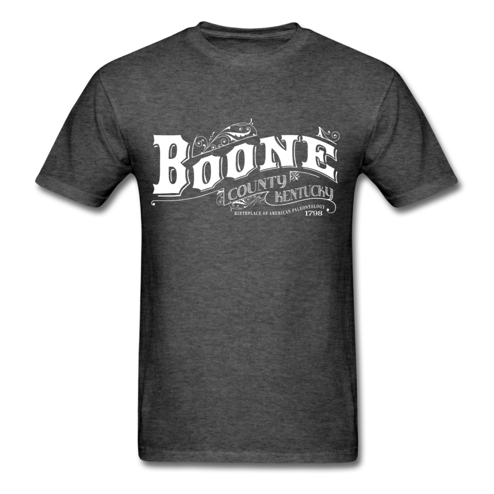 Boone County Ornate T-Shirt - heather black