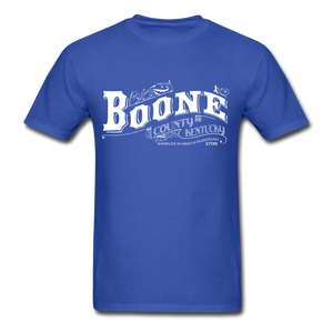 Boone County Ornate T-Shirt - royal blue