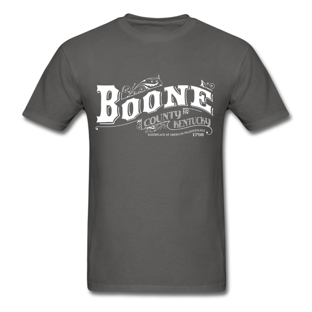 Boone County Ornate T-Shirt - charcoal