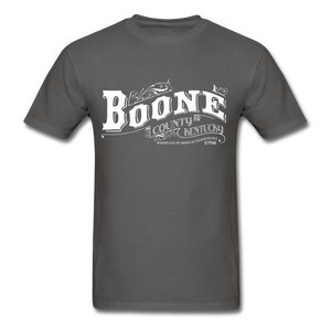 Boone County Ornate T-Shirt - charcoal