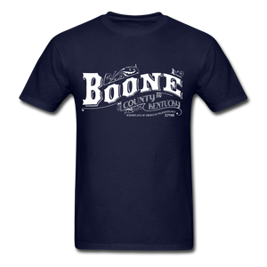 Boone County Ornate T-Shirt - navy